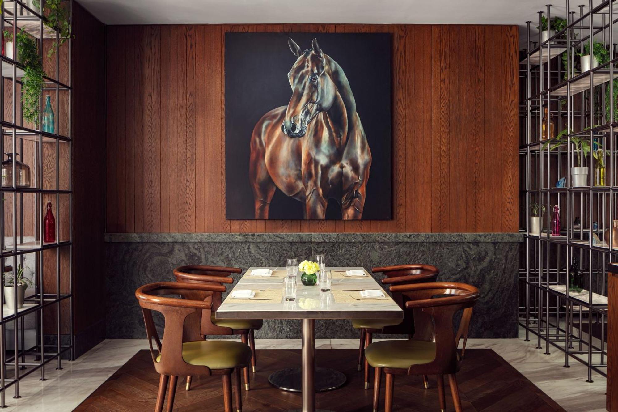 Отель The St. Regis Astana Экстерьер фото The interior of the restaurant